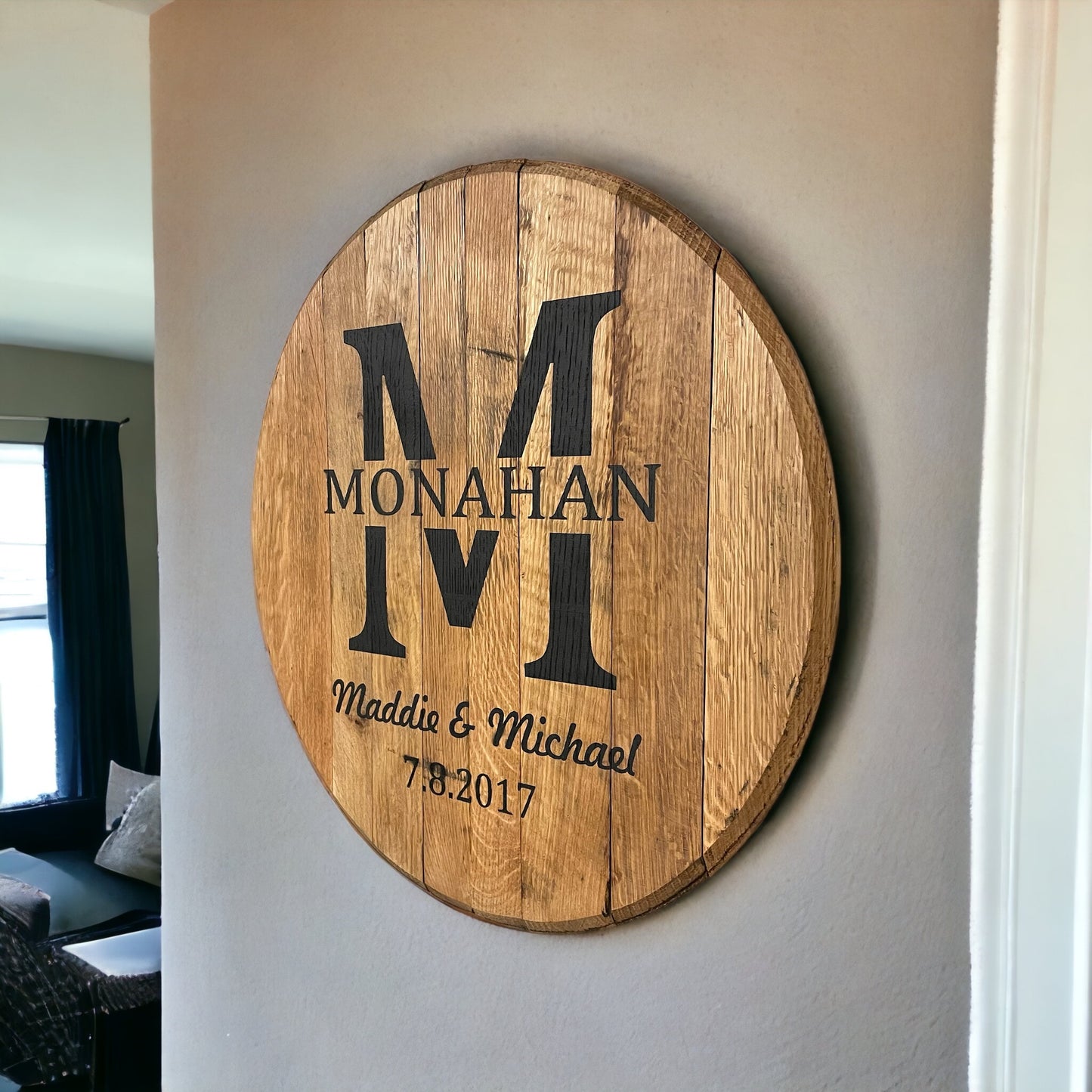 Personalized & Engraved Barrel Heads