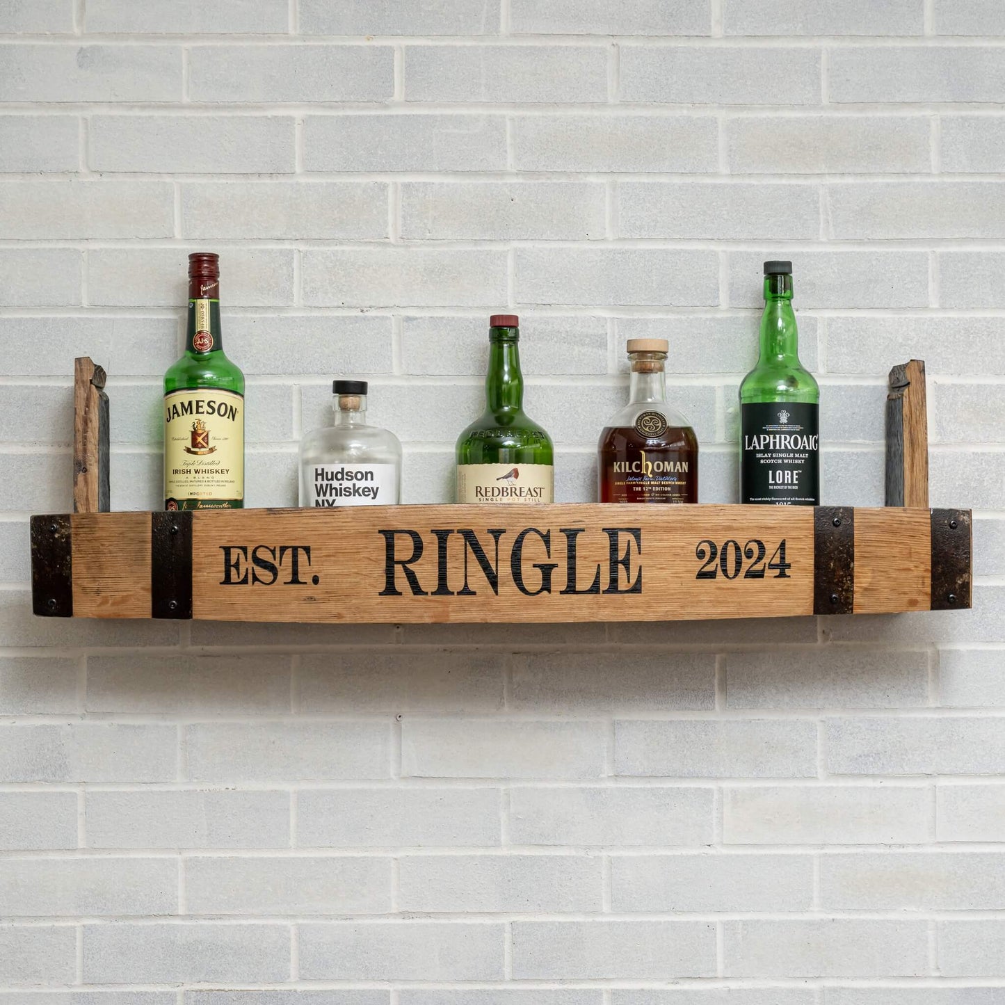 Whiskey Stave Shelf