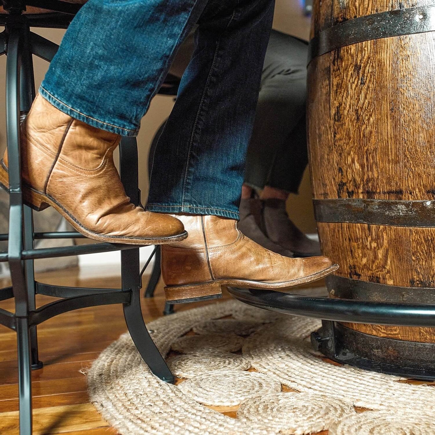 Standard Whiskey Barrel Pub Table w/ 36" or 48" Table Top