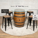 Standard Whiskey Barrel Pub Table (Copy)
