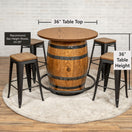 Standard Whiskey Barrel Pub Table (Copy)