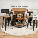 Standard Whiskey Barrel Pub Table (Copy)