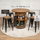 Standard Whiskey Barrel Pub Table (Copy)