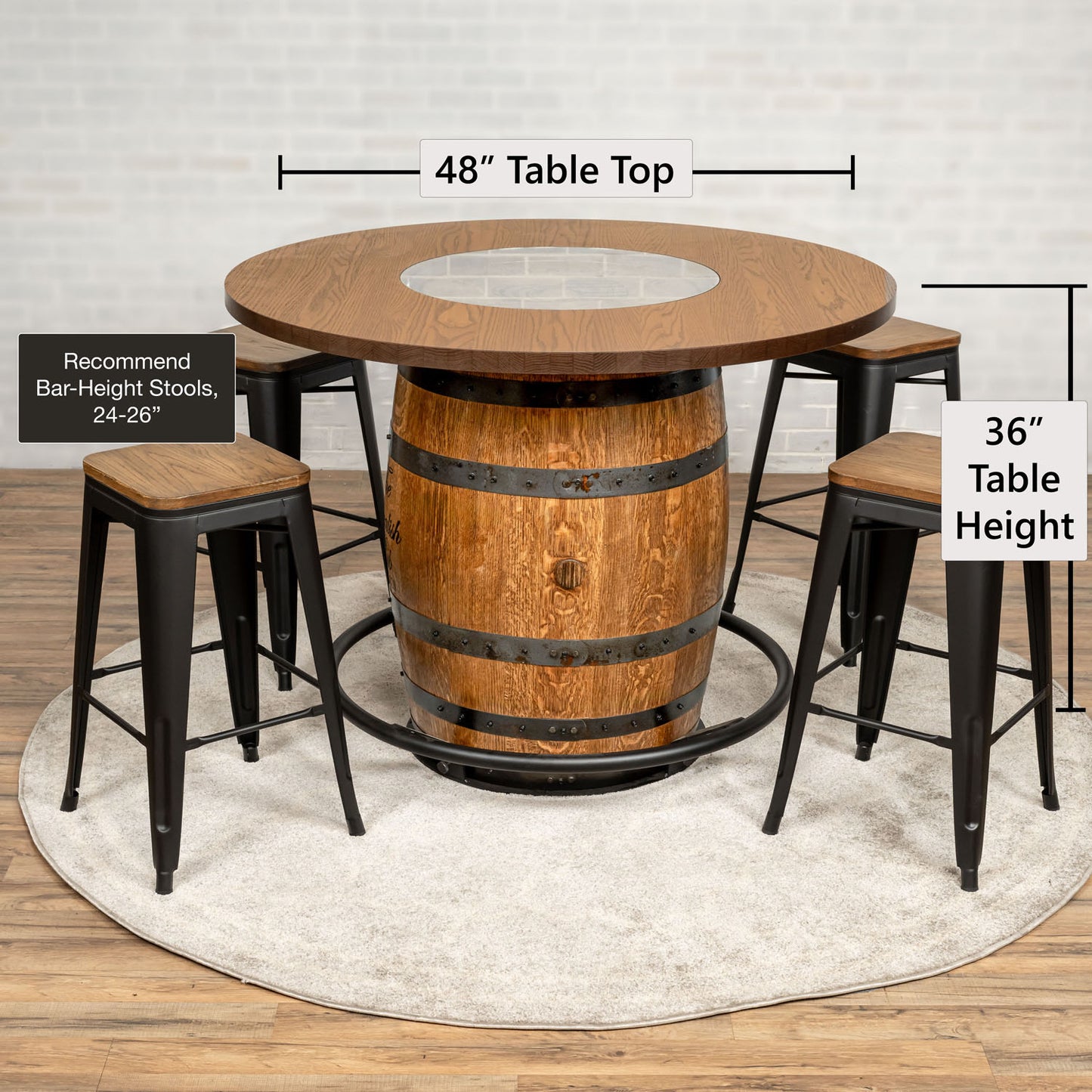 Standard Whiskey Barrel Pub Table (Copy)