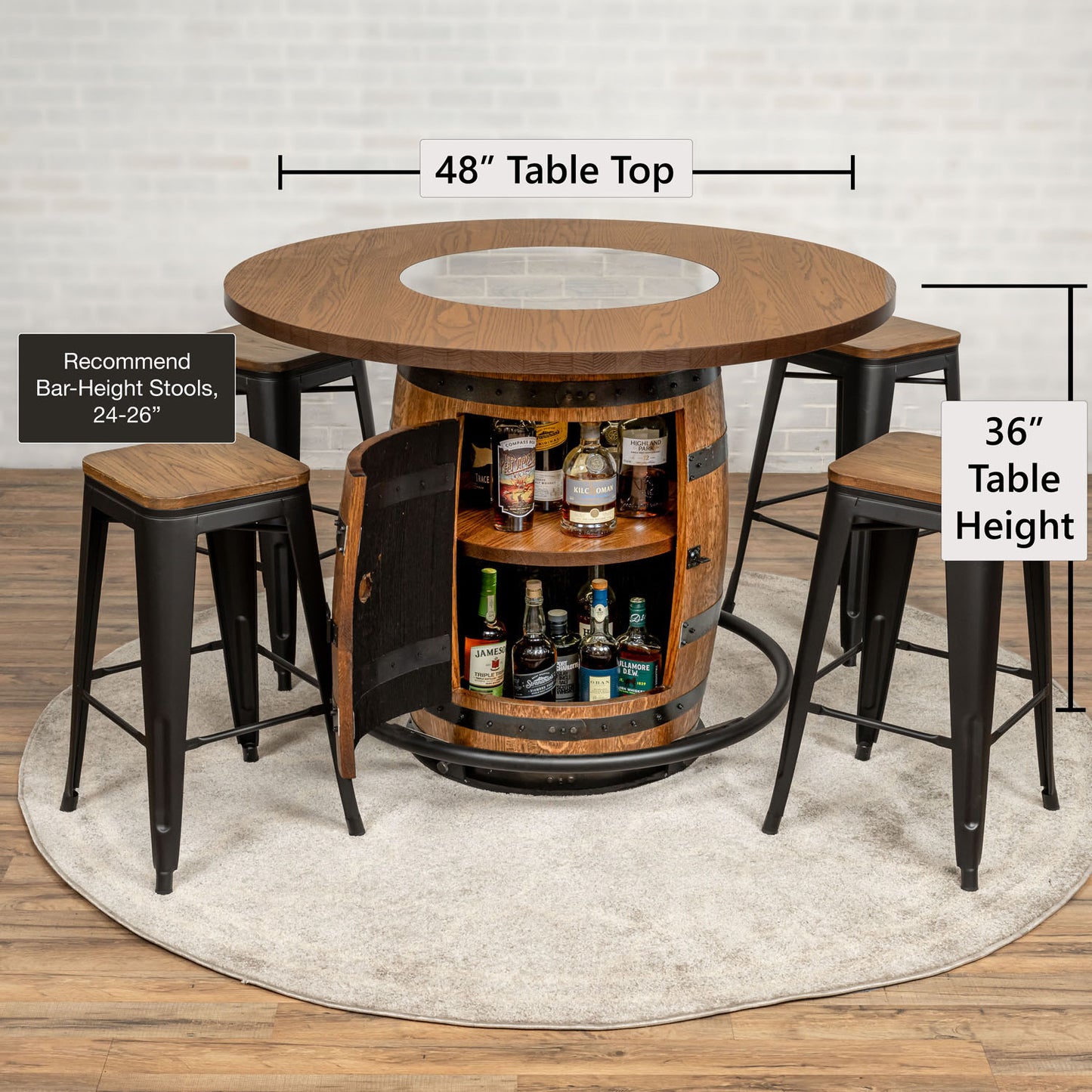 Standard Whiskey Barrel Pub Table (Copy)
