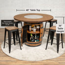 Standard Whiskey Barrel Pub Table (Copy)