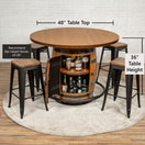 Standard Whiskey Barrel Pub Table (Copy)