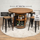 Standard Whiskey Barrel Pub Table (Copy)