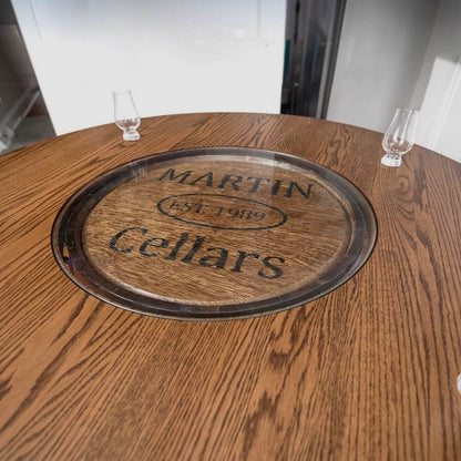 Standard Whiskey Barrel Pub Table w/ 36" or 48" Table Top