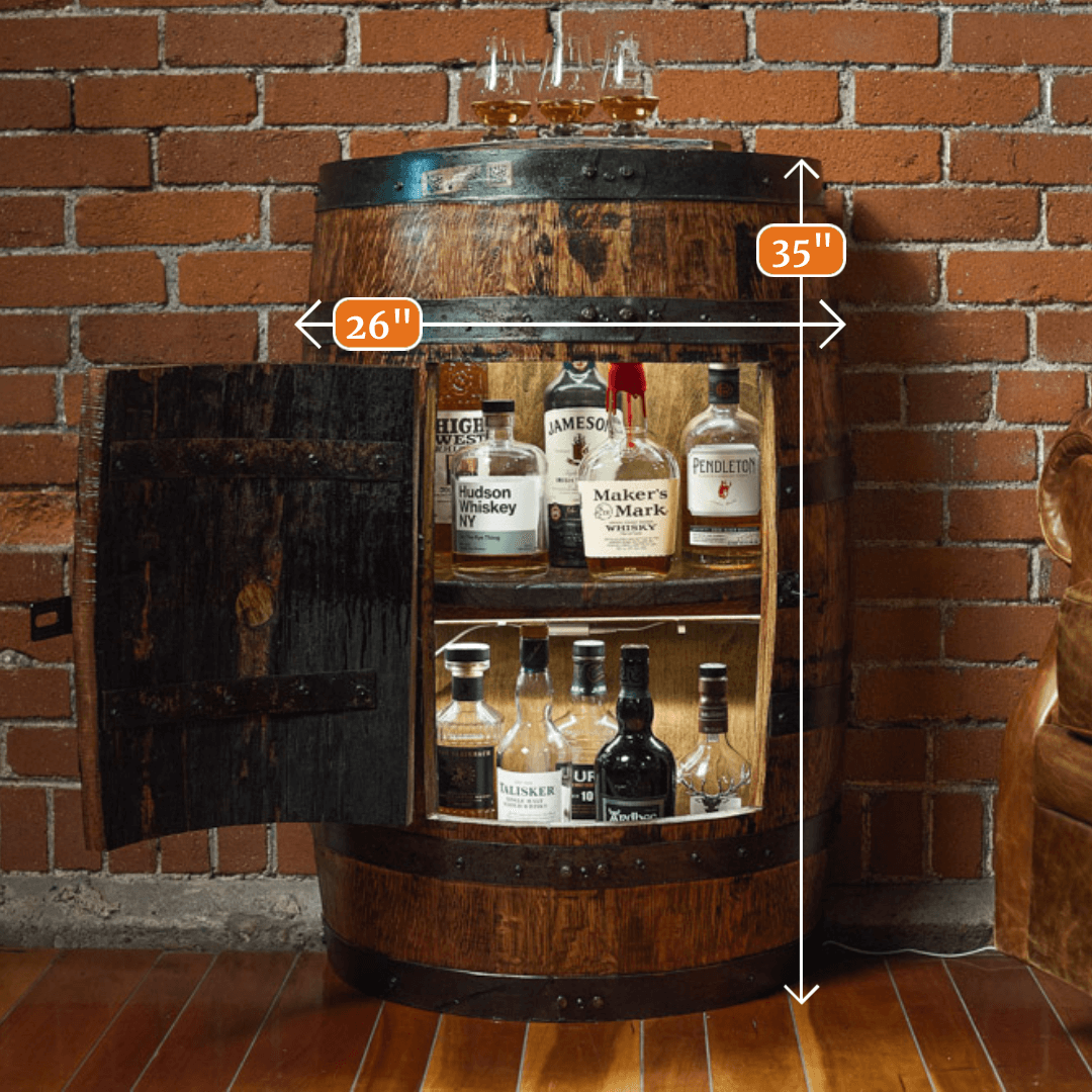 Deluxe Half-Barrel Cabinet