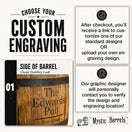 Custom Outdoor Whiskey Barrel Pub Table
