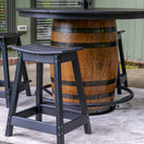 Custom Outdoor Whiskey Barrel Pub Table