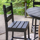 Outdoor, Poly-Lumber Stools w/ Backrests