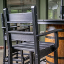 Outdoor, Poly-Lumber Stools w/ Backrests