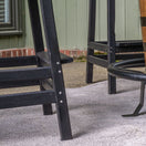 Outdoor, Poly-Lumber Stools w/ Backrests