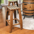Whiskey Barrel Stave Stools
