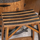 Whiskey Barrel Stave Stools