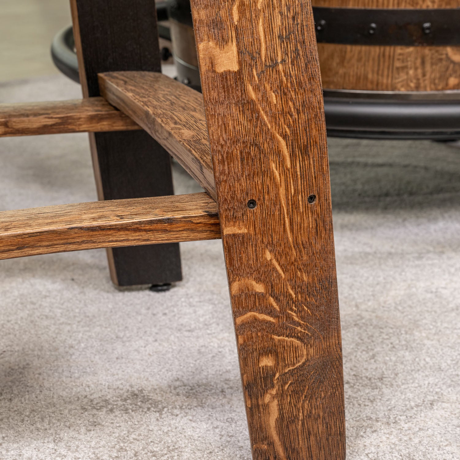 Whiskey Barrel Stave Stools
