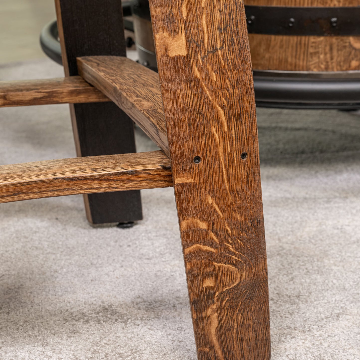 Whiskey Barrel Stave Stools