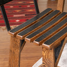 Whiskey Barrel Stave Stools w/ Backrest