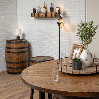 Whiskey Stave Shelf