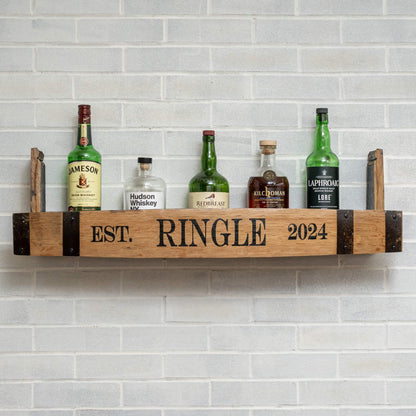 Whiskey Stave Shelf