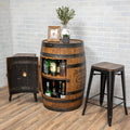 Deluxe Refurbished Whiskey Barrel Cabinet