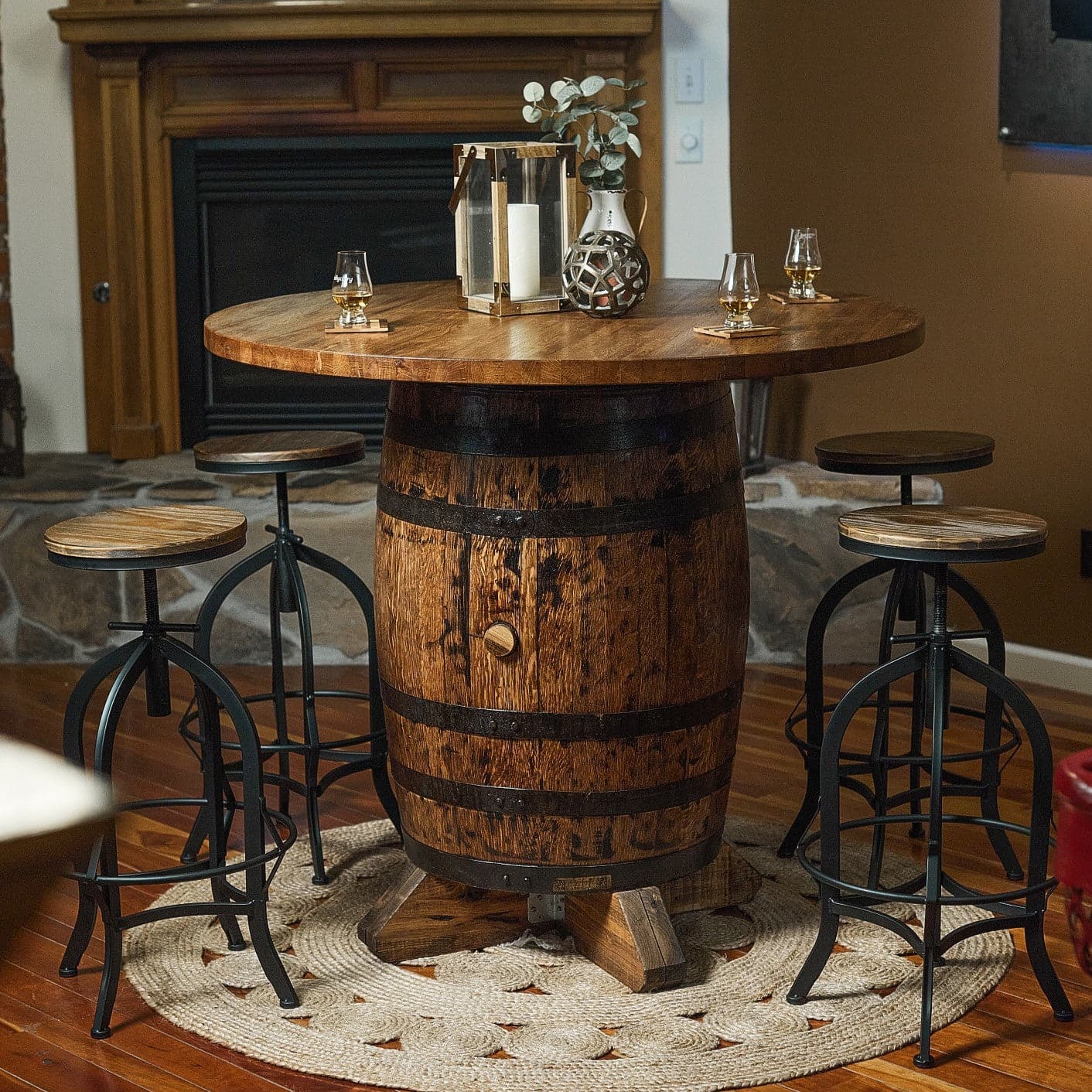 Bar Height Wooden Riser – Mystic Barrels