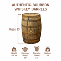 Dimensions of a whiskey barrel